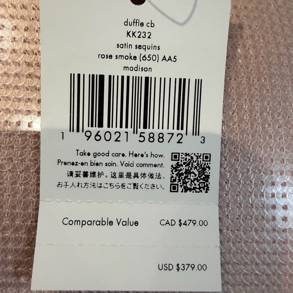 Kate Spade Handbag - Madison Sequin
Small Dolly Duffle - Pink - NWT - Picture 6 of 10